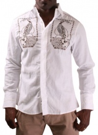 Jimi Hendrix By English Day Parade Men's Dress Shirt Woven Jimi Hendrix By English Day Parade Men's Dress Shirt Woven