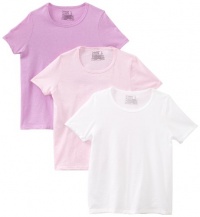 Hanes Girls 7-16 3 Pack Crew Neck T-Shirt