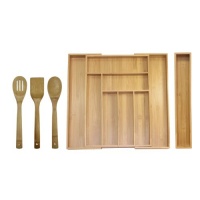 Oceanstar Bamboo Expandable Drawer Organizer Set, 5-Piece Oceanstar Bamboo Expandable Drawer Organizer Set, 5-Piece