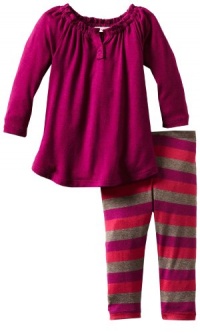 Little Ella Baby-girls Infant Pippa Long Sleeve Tunic Set, Magenta/Amethyst, 12-18 Months Little Ella Baby-girls Infant Pippa Long Sleeve Tunic Set, Magenta/Amethyst, 12-18 Months