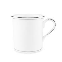 Double bands of platinum set in a distinctive Lenox pattern are an elegant accompaniment to your favorite recipes. Double bands of platinum set in a distinctive Lenox pattern are an elegant accompaniment to your favorite recipes.
