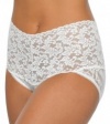 Hanky Panky Signature Lace Retro V-kini Panty, M, Marshmallow