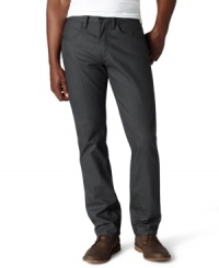 Looking good is easy like Sunday mornings in these dressy, slim fit jeans from Levi's.