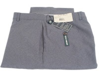Ralph Lauren Men's Flat Front Solid Medium Gray Wool Dress Pants Ralph Lauren Men's Flat Front Solid Medium Gray Wool Dress Pants