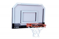 Triumph Sports Door-Mount Mini Basketball Hoop with Ball (White/Black)