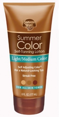 Banana Boat, Summer Color Self-Tanning Lotion, Light/Medium Color, for all Skin Tones, 6-Ounce Tubes (Pack of 3) Banana Boat, Summer Color Self-Tanning Lotion, Light/Medium Color, for all Skin Tones, 6-Ounce Tubes (Pack of 3)
