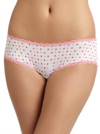 THE LOOKMulticolored polka dotsScalloped lace waistband and leg openingsLow riseTHE MATERIALCotton/elastanePartially linedCARE & ORIGINHand washMade in Italy THE LOOKMulticolored polka dotsScalloped lace waistband and leg openingsLow riseTHE MATERIALCotton/elastanePartially linedCARE & ORIGINHand washMade in Italy