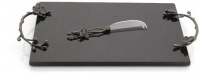 Michael Aram Black Orchid Cheese Board & Knife Michael Aram Black Orchid Cheese Board & Knife