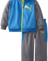 Puma - Kids Boys 2-7 Little Colorblock Tricot Set, Victoria Blue, 5