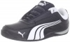 Puma Drift Cat 4 L JR Sneaker (Infant/Toddler/Little Kid/Big Kid),Black/White/Black,3.5 M US Big Kid