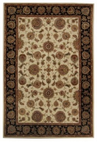 Safavieh Rugs Persian Court Collection PC123A-6R Ivory/Black 6' x 6' Round Safavieh Rugs Persian Court Collection PC123A-6R Ivory/Black 6' x 6' Round