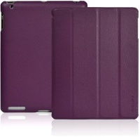 INVELLOP PURPLE Leatherette Case Cover for iPad 2 / iPad 3 / iPad 4 / The new iPad (Built-in magnet for sleep/wake feature) INVELLOP PURPLE Leatherette Case Cover for iPad 2 / iPad 3 / iPad 4 / The new iPad (Built-in magnet for sleep/wake feature)