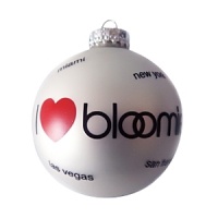 Exclusive to Bloomingdale's, a 2012 glass holiday ornament from Kurt Adler. Exclusive to Bloomingdale's, a 2012 glass holiday ornament from Kurt Adler.