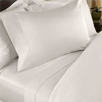 1200-Thread-Count Egyptian Cotton 1200TC Sheet Set, California King, Ivory Solid 1200 TC 1200-Thread-Count Egyptian Cotton 1200TC Sheet Set, California King, Ivory Solid 1200 TC