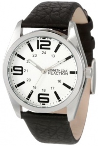 Kenneth Cole REACTION Men's RK5107 HOLIDAY-Box Set Silver Dial Black Strap & Brown Strap Watch