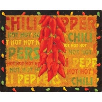 12 x 15 Chili Peppers Design Cutting Board 12 x 15 Chili Peppers Design Cutting Board