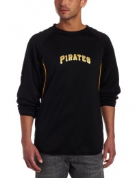 MLB Men's Pittsburgh Pirates Long Sleeve Crew Neck Thermabase Tech Fleece Pullover by Majestic MLB Men's Pittsburgh Pirates Long Sleeve Crew Neck Thermabase Tech Fleece Pullover by Majestic