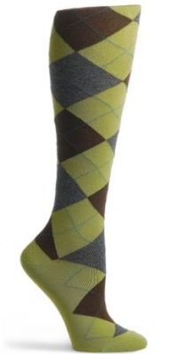 HUE Women's Argyle Knee Sock