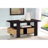 Furinno 11158EX/BR (99976E) Espresso Living Set, Coffee Table Furinno 11158EX/BR (99976E) Espresso Living Set, Coffee Table