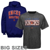 NBA Majestic New York Knicks In UR Face Pullover Big Sizes Hoodie And T-Shirt Combo - Royal Blue/Charcoal NBA Majestic New York Knicks In UR Face Pullover Big Sizes Hoodie And T-Shirt Combo - Royal Blue/Charcoal