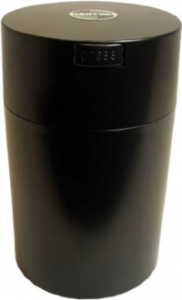 Tightvac Coffeevac 1 Pound Vacuum Sealed Storage Container, Solid Black Body/Cap Tightvac Coffeevac 1 Pound Vacuum Sealed Storage Container, Solid Black Body/Cap