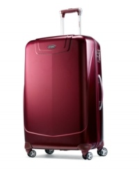 Made for travel's twists and turns with four multi-directional spinner wheels that easily mimic your movements and always follow your lead. An innovative design combines the unrivaled protection of a durable hardside construction with a fully-stocked interior that makes organized travel a given. 10-year warranty. Made for travel's twists and turns with four multi-directional spinner wheels that easily mimic your movements and always follow your lead. An innovative design combines the unrivaled protection of a durable hardside construction with a fully-stocked interior that makes organized travel a given. 10-year warranty.