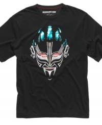 Indulge your rebellious streak with this graphic tee from Sean John. Indulge your rebellious streak with this graphic tee from Sean John.