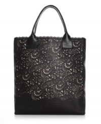 Laser-cut detailing transforms this everyday essential into a truly luxurious piece. Easily take this BCBGMAXAZRIA style from day into night for a posh style that will have heads turning. Laser-cut detailing transforms this everyday essential into a truly luxurious piece. Easily take this BCBGMAXAZRIA style from day into night for a posh style that will have heads turning.