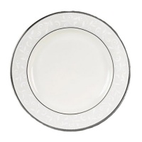 Lenox Pearl Innocence Platinum Banded Ivory China Butter Plate Lenox Pearl Innocence Platinum Banded Ivory China Butter Plate