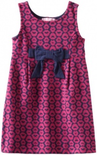 Lilly Pulitzer Girls 2-6x Mini Evie Dress, True Navy, X-Small