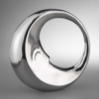 Nambe Baby Moon Bank, 7-Inch Diameter Nambe Baby Moon Bank, 7-Inch Diameter