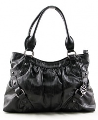 Style&Co. Rodney Large Studded Shoulder Bag Black Style&Co. Rodney Large Studded Shoulder Bag Black
