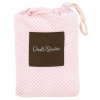 DwellStudio Baby Check Fitted Crib Sheet, Blossom