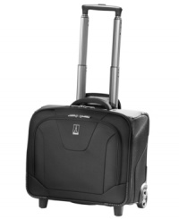 Light & right. A rugged, water-repellant construction is incredibly lightweight, so extra airline fees never rack up and you always carry in comfort. With an adjustable telescoping handle, this bag is the perfect fit for travelers of all heights, plus the roomy interior is the perfect size for quick getaways or day trips. Lifetime warranty. Light & right. A rugged, water-repellant construction is incredibly lightweight, so extra airline fees never rack up and you always carry in comfort. With an adjustable telescoping handle, this bag is the perfect fit for travelers of all heights, plus the roomy interior is the perfect size for quick getaways or day trips. Lifetime warranty.