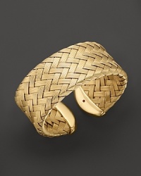 Fifth Season by Roberto Coin Yellow Silver Medium Cuff Fifth Season by Roberto Coin Yellow Silver Medium Cuff