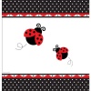 Creative Converting Ladybug Fancy Plastic Table Cover, Rectangle 54 X 108