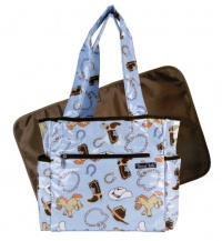 Trend Lab Tulip Tote Diaper Bag, Cowboy Baby Trend Lab Tulip Tote Diaper Bag, Cowboy Baby