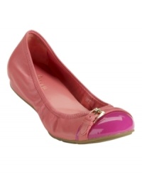 Color your day with comfort. The Air Reesa ballet flats by Cole Haan feature beautiful, color blocked leather, along with a concealed Nike AIR technology. Color your day with comfort. The Air Reesa ballet flats by Cole Haan feature beautiful, color blocked leather, along with a concealed Nike AIR technology.