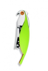 A di Alessi Parrot Sommelier-Style Corkscrew, Green A di Alessi Parrot Sommelier-Style Corkscrew, Green