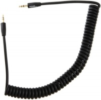 AmazonBasics 3.5 mm Coiled Stereo Audio Cable Stretched Length 6.5 feet/2.0 Meters AmazonBasics 3.5 mm Coiled Stereo Audio Cable Stretched Length 6.5 feet/2.0 Meters
