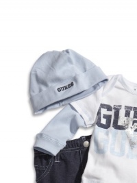 GUESS Kids Boys Newborn GUESS Kids Boys Long-Sleeve Tee, Pants, Ca, WHITE (0/3M) GUESS Kids Boys Newborn GUESS Kids Boys Long-Sleeve Tee, Pants, Ca, WHITE (0/3M)