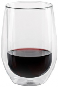 Wine Enthusiast Steady-Temp Double Wall Cabernet Stemless Wine Glasses, Set of 2 Wine Enthusiast Steady-Temp Double Wall Cabernet Stemless Wine Glasses, Set of 2