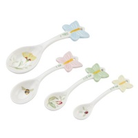 Lenox Butterfly Meadow Measuring Spoons, Set of 4 Lenox Butterfly Meadow Measuring Spoons, Set of 4