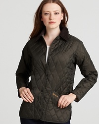 Classically quilted, Barbour's rustic Liddesdale jacket lends timeless style in the form of a sophisticated silhouette that feels ever-so-slightly equestrian. Classically quilted, Barbour's rustic Liddesdale jacket lends timeless style in the form of a sophisticated silhouette that feels ever-so-slightly equestrian.