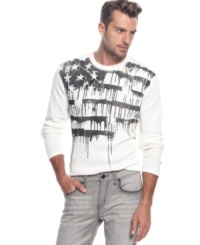 This Marc Ecko Cut & Sew thermal celebrates the land of the brave and the home of the free to be stylish. This Marc Ecko Cut & Sew thermal celebrates the land of the brave and the home of the free to be stylish.