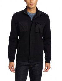Calvin Klein Sportswear Men's Utilitarian Long Sleeve Full Zip French Rib Jacket Calvin Klein Sportswear Men's Utilitarian Long Sleeve Full Zip French Rib Jacket