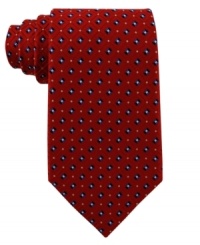 Fine geometric details help you add subtle texture to any tailored combination in your workday wardrobe. Fine geometric details help you add subtle texture to any tailored combination in your workday wardrobe.