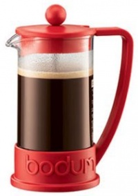 Bodum New Brazil 3-Cup French Press Coffee Maker, .35 l, 12-Ounce, Red Bodum New Brazil 3-Cup French Press Coffee Maker, .35 l, 12-Ounce, Red