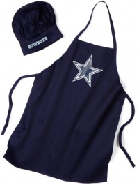 NFL Dallas Cowboys Chef Hat and Apron Set NFL Dallas Cowboys Chef Hat and Apron Set