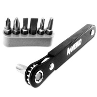 Neiko 03044A Mini Ratcheting Screwdriver and Bit Set, Pocket Size Close-Quarters ,1/4-Inch Drive Neiko 03044A Mini Ratcheting Screwdriver and Bit Set, Pocket Size Close-Quarters ,1/4-Inch Drive